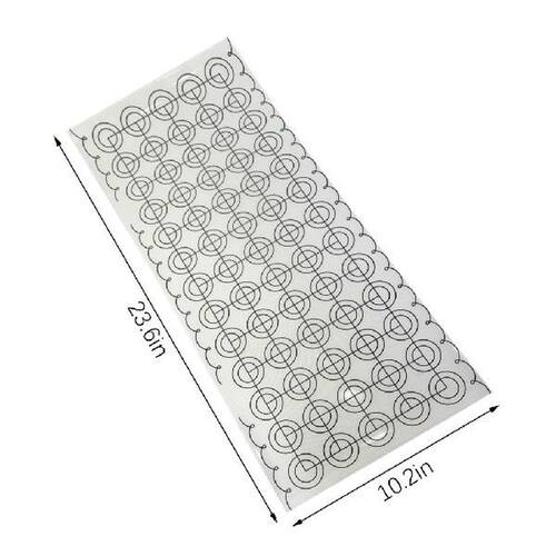 Baking Mat Silicone Anti-slip Pastry Sheet Non-stick Round