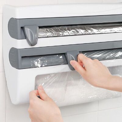 New Perforation-free Kitchen Paper Towel Holder Sliding