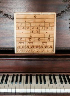 Wooden Puzzles Music Notes Children's Learning Toys