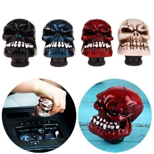 Fashion Skull Head Car Gear Shifter Knob Lever Wicked