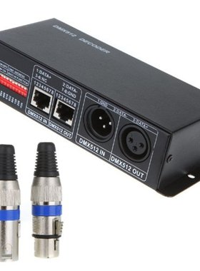 DC 12V-24V 3 Channel DMX Decoder LED Controller for RGB 5050