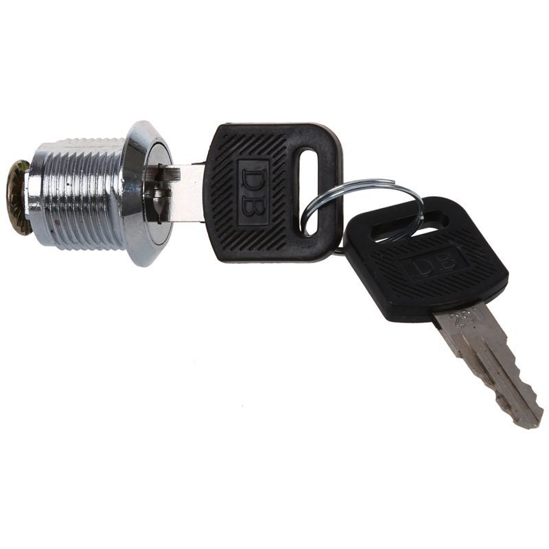 Locking 19mm Dia Thread Cylinder Cam Lock with Key