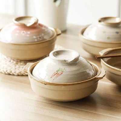 Soup Pot Crock Pot Casserole Ceramic Saucepan Soup Pot High