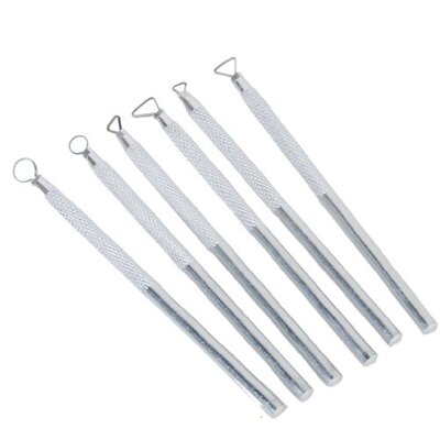 6 Pcs Aluminum Clay Sculpting Tools