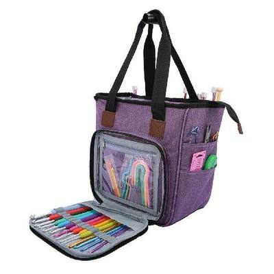 Portable Knitting Bag Wool Yarn Crochet Hooks Storage Bags