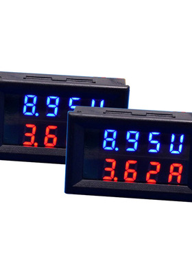 LED Display Amp Panel Guage 4 Bit DC100V 10A Voltmeter Ammet