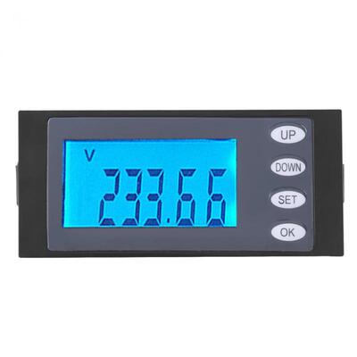 AC 80-260V 100A LCD Display Current Voltage Meter Watt KWh T