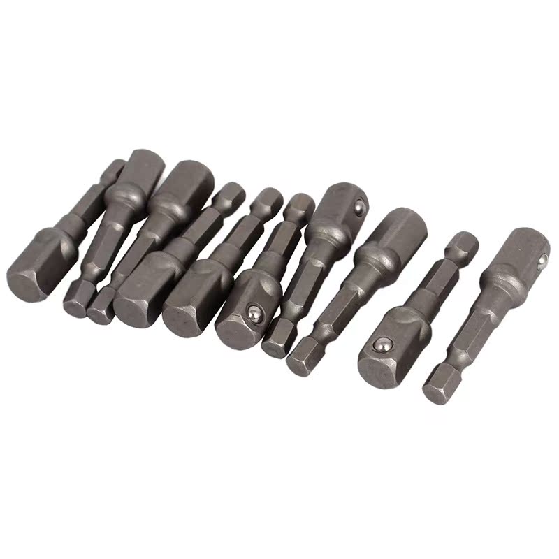 1/4-inch Hex Shank 3/8-inch Impact Power Drill Socket Adapte