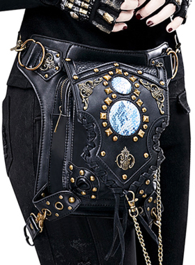 Retro Waist Fashion Bag Steampunk Women's Chain Casual