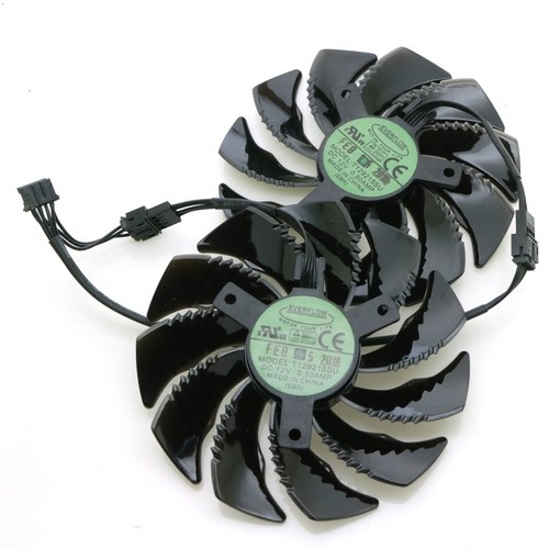 T129215SU 12V 0.50A 87mm VGA Fan For Gigabyte RX480 RX570 GT