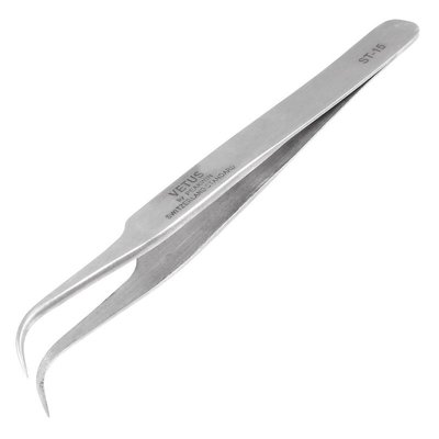 VETUS Anti-static Curved Tip Tweezers Forceps Pliers Repair