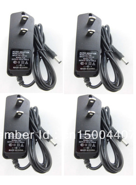 4PCS 12V DC 1A (1000ma) Power Supply Adapter for Cameras / L