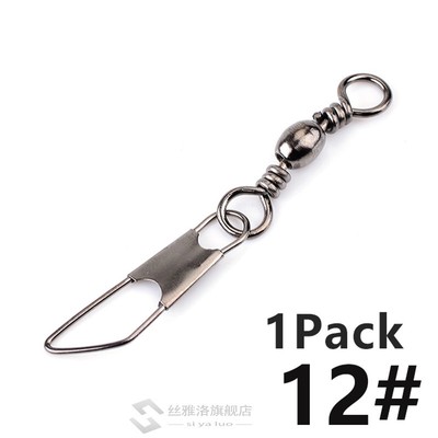 10PCS/Lot 4#-22# Fishing Swivel Barrel Swivels With Snap Fis