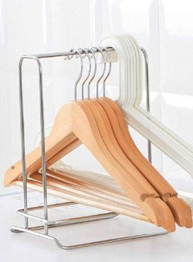 Stainless Steel Hanger Storage Rack Laundry Rooms Hanger