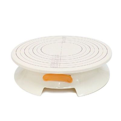 Rotating Cake Turntable Plastic Cake Stand With Scales