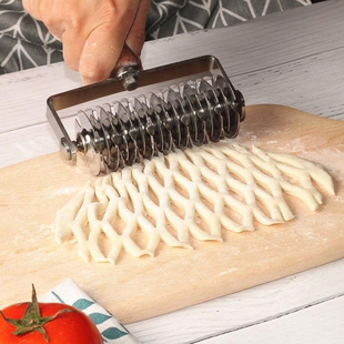 Pie Pizza Cookie Cutter Pastry Roller Slicer Stainless