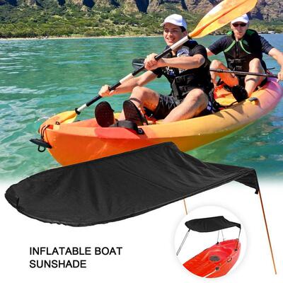 Kayak Boat Canoe Set Sun Shade Canopy With Storage Bag