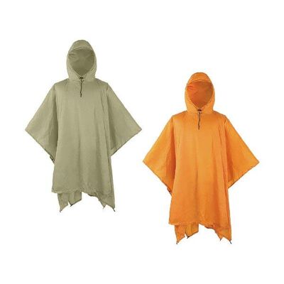 Hooded Rain Poncho Lightweight with Pocket Waterproof