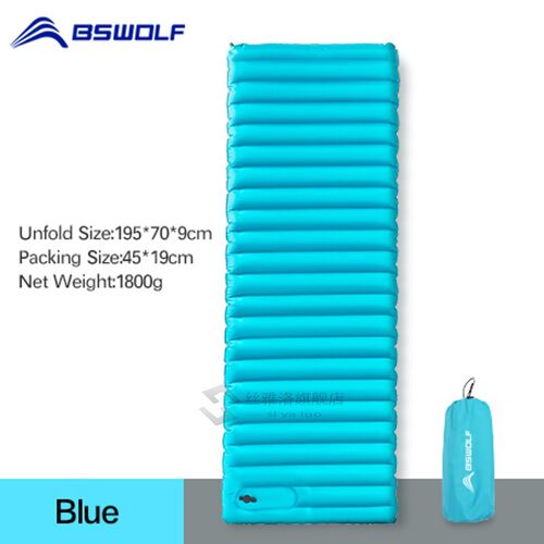 Inflatable Mattress Outdoor Camping Sleeping Mat Portable lt