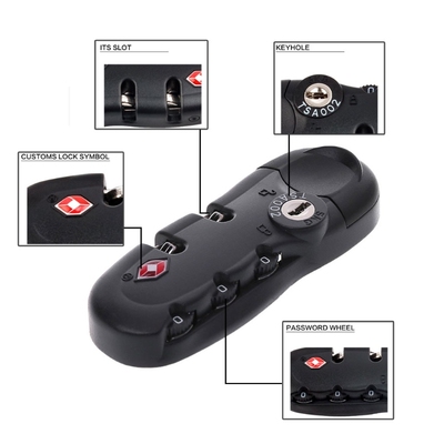 3 Digit Combination Padlock For Luggage Suitcase Travel TSA