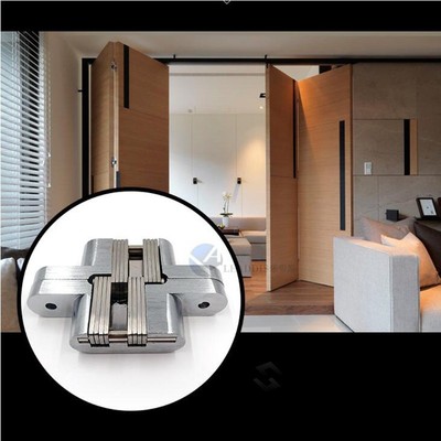 Heavy Duty Cross HStainless Steel Hidden Conceal Hinge Invis