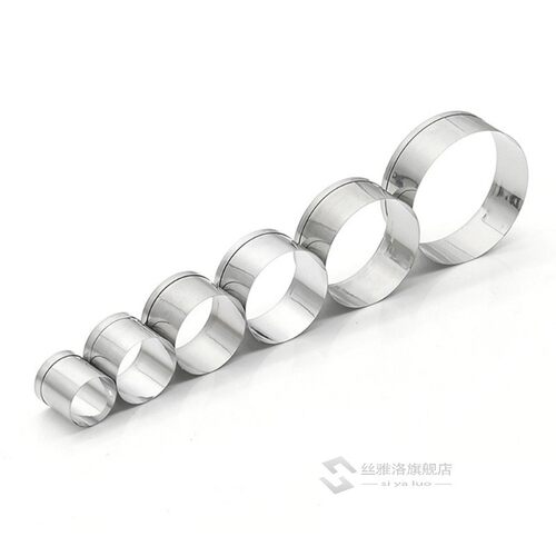 Cake Cookie Mould Cutter Round Circle Shape Stainless Steel