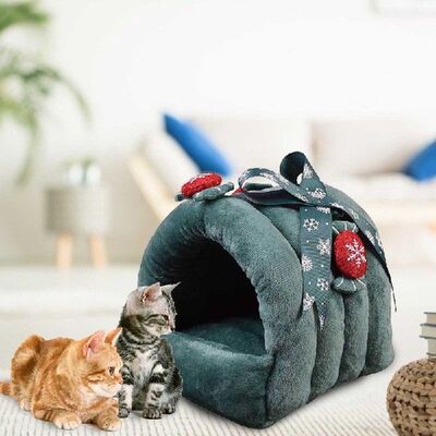 Hamster Warm Plush House Cave Design Hideout Christmas Gift