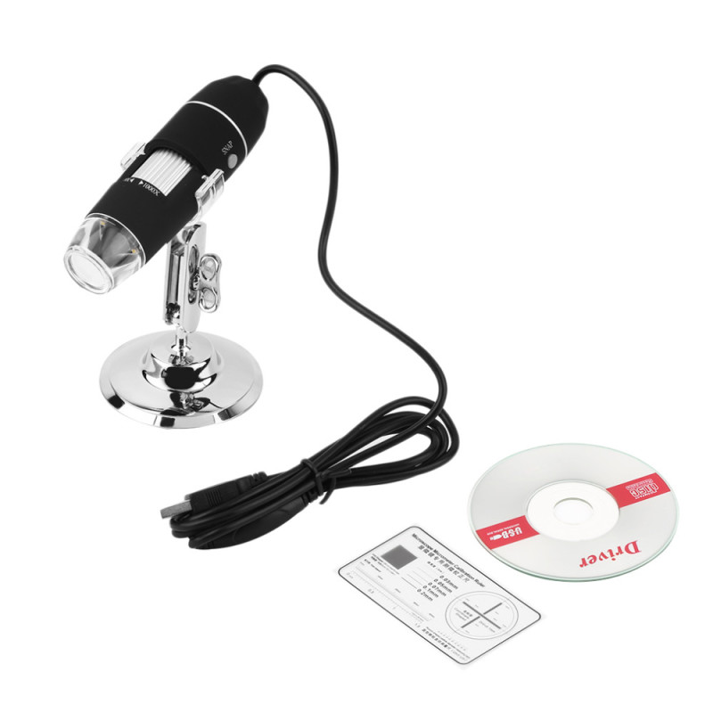 Mega Pixels 1000X 8 LED USB Microscope Endoscope Camera Micr