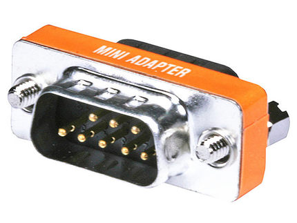 DB9 M/M Null Modem Mini Type Low Profile