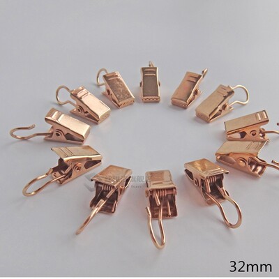 XZJJA 20Pcs Sturdy Durable Metal Curtain s Shower Hooks Livi
