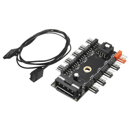 4pin Speed Temperature Control Cooling Fan PWM Fan Hub Speed