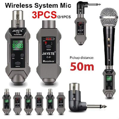 3-1PCS Universal Microphone Wireless System Wireless