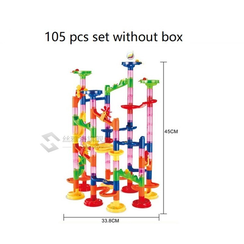 Marble Race Run Maze  Track DIY Construction Building Blocks