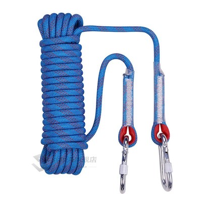 10m 20m 30m Outdoor Rock Climbing Rope Equipt Carabiner 10mm