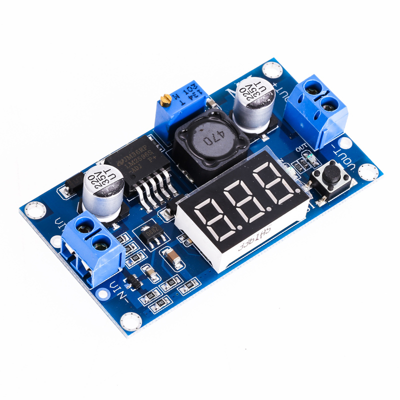 Stepdown LM2596 Power Converter Module DC 4.040 to 1.337V Vo