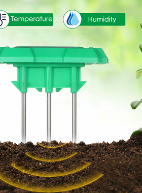 BT App Control Soil Temperature Moisture Sensor Meter