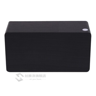 Morden Digital LED Rectangle Wood Desk Alarm Clock Thermomet