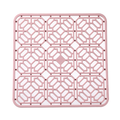 Hot Silicone Sink Protector Dish Drying Mat,Heat Resistant