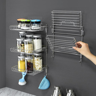 foldable Storage Shelf rack storage Steel Stainless Bathroom