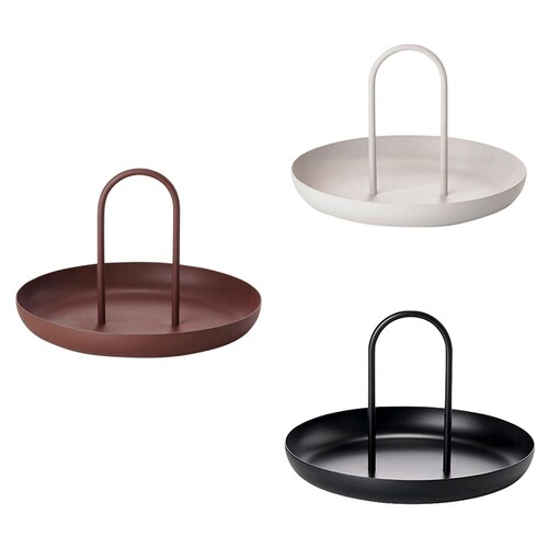 Hot Desktop Storage Tray Nordic Plastic Round Jewelry Trays