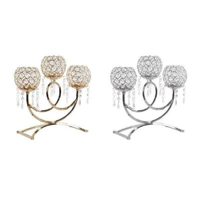 3 Arms Candlesticks Tea Light Candelabra Firplace Event