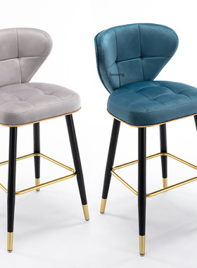 Luxury Bar Chairs for Kitchen Household Island Table Chair