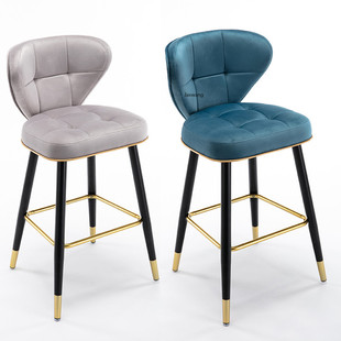 Luxury Bar Chairs for Kitchen Household Island Table Chair