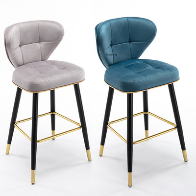 Luxury Bar Chairs for Kitchen Household Island Table Chair