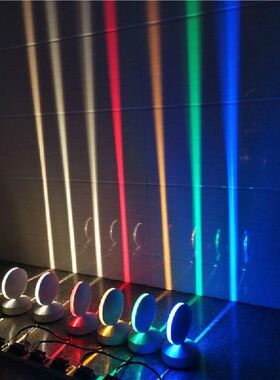 LED Window Sill Light Colorful Remote Corridor Light 360 Deg
