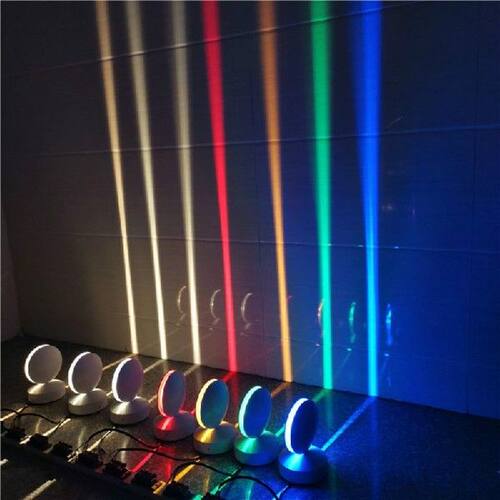 LED Window Sill Light Colorful Remote Corridor Light 360 Deg