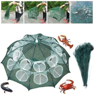 4-20 Holes Fishing Cage Automatic Foldable Folding Fishing