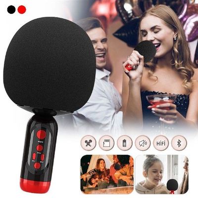 2 Pcs 3-in-1 Portable Handheld Karaoke Bluetooth Wireless