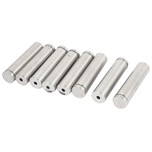 Advertising Frameless Glass 19x80mm Standoff Pin 8pcs