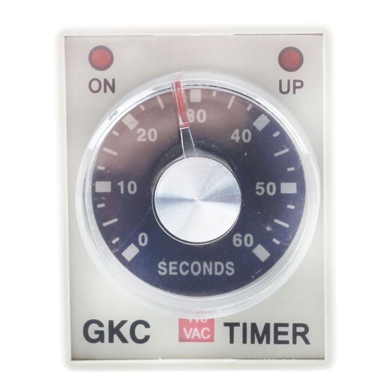 AC 110V 0-60 Seconds 8P Screw Resistive Load Delay Timer Tim